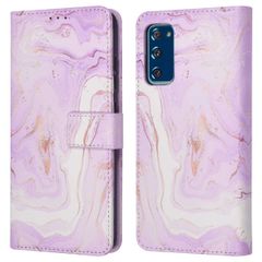 imoshion ﻿Design Klapphülle für das Samsung Galaxy S20 FE - Purple Marble