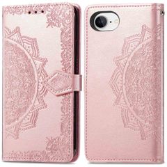 imoshion Mandala Klapphülle Apple iPhone 16e - Rosé gold