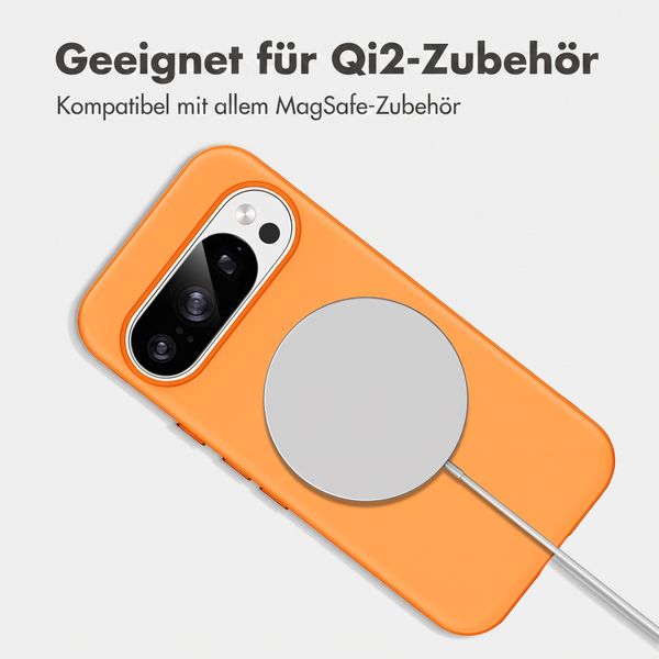 imoshion Color Backcover mit Thin MagSafe Ring Google Pixel 11 / 11 Pro / 10 / 10 Pro - Orange