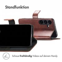 imoshion Luxuriöse Klapphülle Samsung Galaxy S26 FE - Dunkelbraun