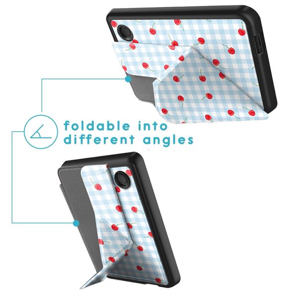 imoshion Design Klappbare Klapphülle Kobo Clara Colour / BW - Cherry Check