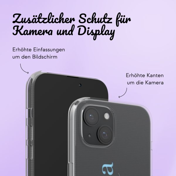 Personalisierte Hülle mit Namen iPhone 14 - Transparent