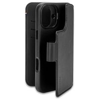 Decoded 2 in 1 Leather Klapphülle MagSafe Apple iPhone 16 Plus - Schwarz