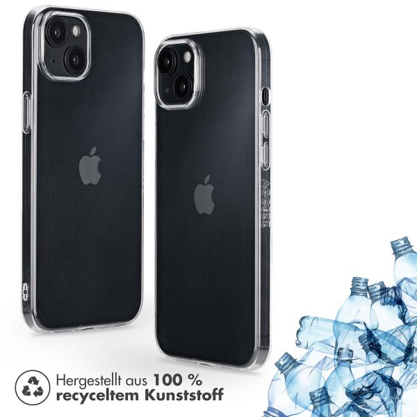 Accezz 100% recyceltes TPU Clear Cover Apple iPhone 15 Plus - Transparent